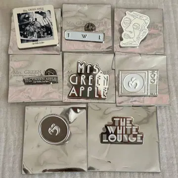 Mrs. GREEN APPLE The White Lounge 핀 배지