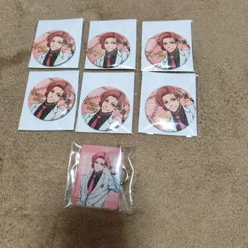 에고전 센도 아키토 캔뱃지 6개 세트