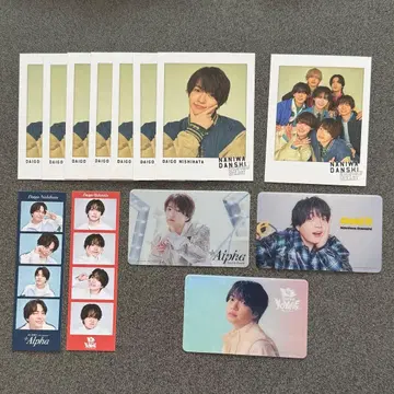 나니와단시 니시하타 다이고 폴라로이드 카드 세트