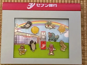 세븐은행 캐릭터 핀 배지 세트