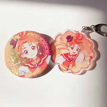 큐어윙 애니메이션 캔뱃지 세트