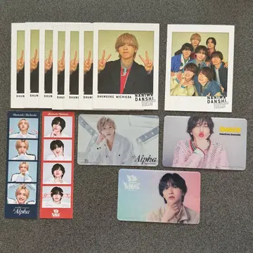 나니와단시 미치에다 슌스케 폴라로이드 카드 세트