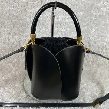 숄더백 블랙 벨로아 원단 가죽풍