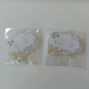 아이돌 마스터 SideM 애니메이트 카페 콜라보 이름표 배지