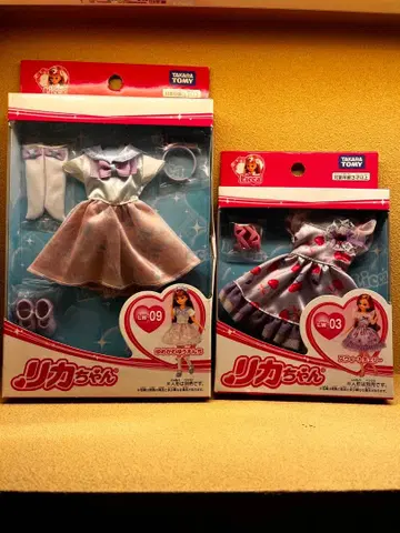 리카짱 옷 갈아입기 의류 세트 LW-09 LW-03