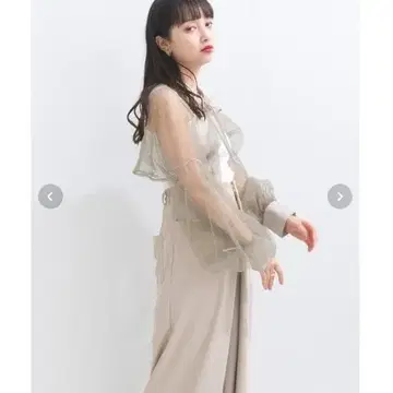 테라스 terrace 시스루 볼레로 그레이 결혼식 피로연 포멀