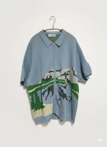 TTT_MSW 22SS Yosemite knit zip shirt