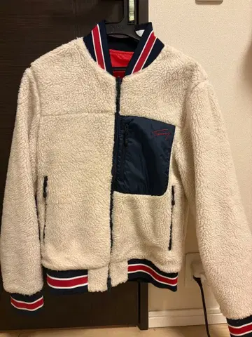 TOMMY HILFIGER 리버서블 자켓 ( 화이트/레드 )