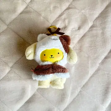 MINISO 폼폼푸딩 봉제 인형 스트랩 포함