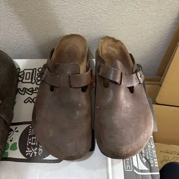 BIRKENSTOCK 브라운 클로그 샌들 40