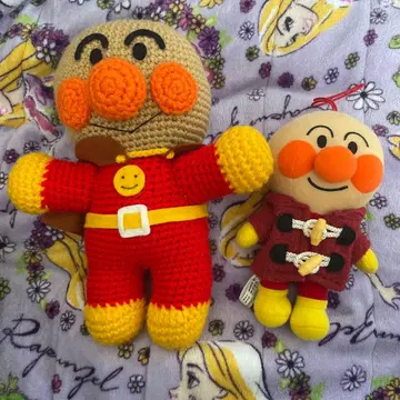 호빵맨 봉제 인형 2체 세트