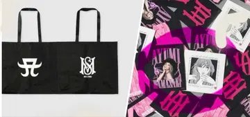 하마사키 아유미 MFC STORE 한정판 콜라보 쇼핑백 스티커 2장