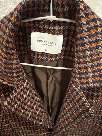 PUBLIC TOKYO 체크 무늬 자켓 사이즈02