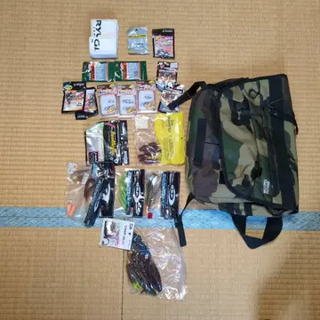 AbuGarcia 낚시용 가방+ (웜, 바늘, 싱커)