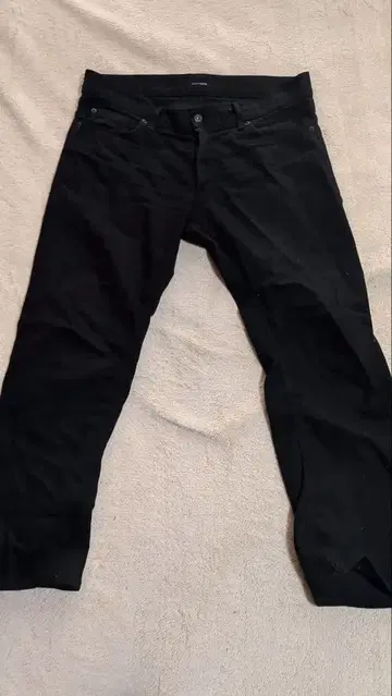 카케야 진스 블랙 스트레치 데님