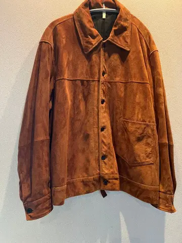 CCU 스웨이드 블루종 자켓 브라운