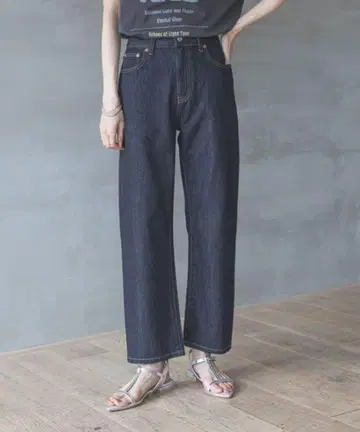 새상품 S 사이즈 글로벌 워크 GOOD 데님 스트레이트 팬츠