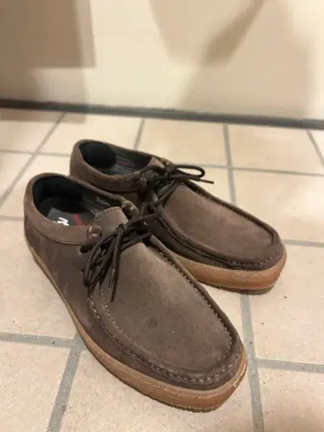 Stefanorossi 24.5cm 브라운 스웨이드 로퍼