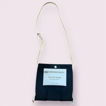 beautiful people 로고 포켓 미니 숄더