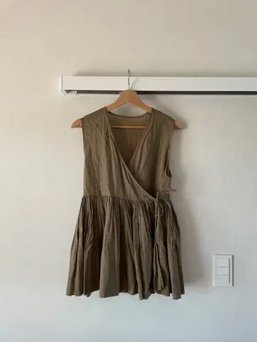 BEAMSBOY 빔즈 보이 코튼 린넨 카슈쿨 슬리브리스