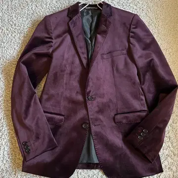 시맨틱 디자인 테일러드 자켓 와인 레드 보르도 Y2K 새상품급
