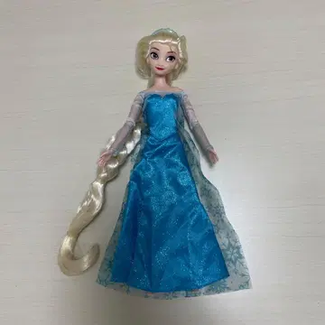 엘사 인형 파란 드레스 뜨개질