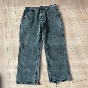 PASS-PORT 그레이 스트레이트 데님 34