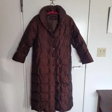 cosmic ray 브라운 다운 롱 코트