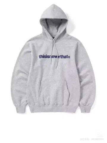 thisisneverthat 후드 부착 후드티 그레이