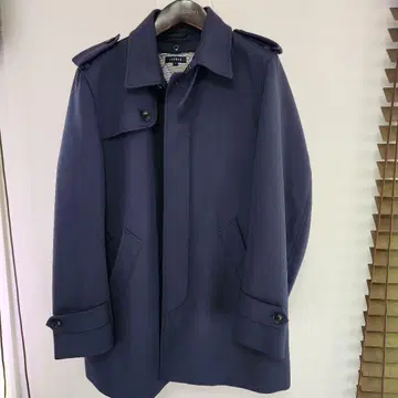 junmen 네이비 스텐카라 코트