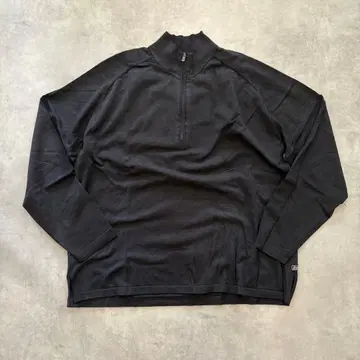 타미 힐피거 블랙 하프 지퍼 M