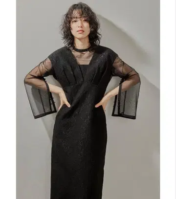 [새상품급] 자카드 드레스 원피스