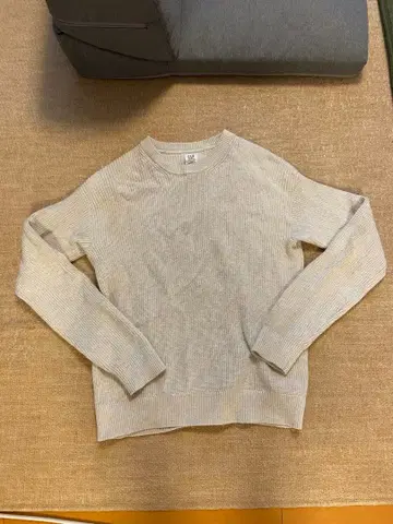 GAP 코튼 니트 크림색