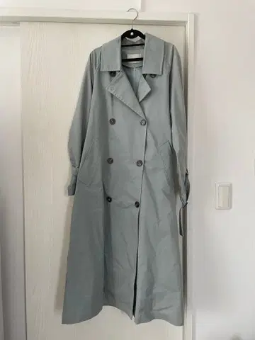 cherrykoko 한국 트렌치코트 그레이 블루