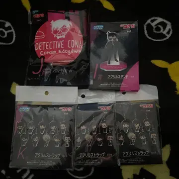 코난 제일복권 아크릴 스탠드 스트랩 핸드 타월 세트