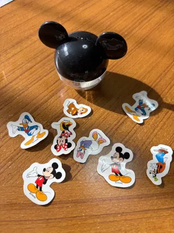 미키 모양 스티커 세트