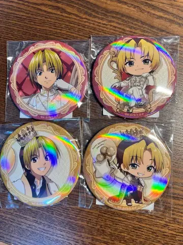 히카루의 바둑 제비뽑기당 반짝반짝 캔뱃지 신도 히카루 4점 세트