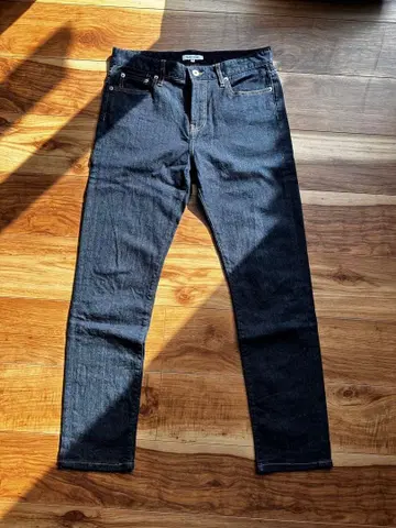 GLOBAL WORK 스트레이트 데님 M 다크 블루 2