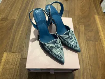 Darich 포인티드 데님 펌프스