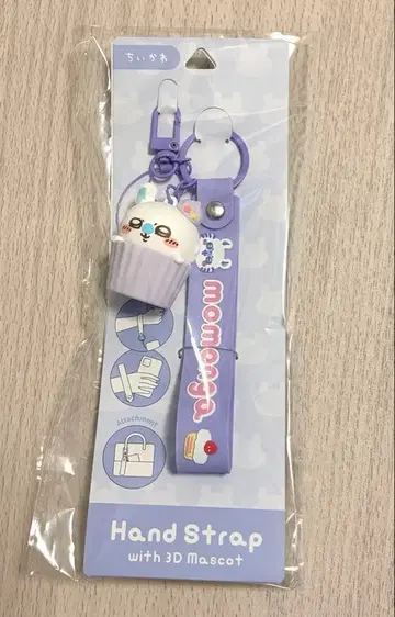 치이카와 3D 마스코트 핸드 스트랩 모몽가 미개봉 새상품