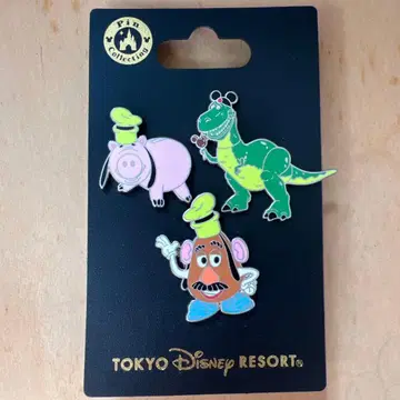 도쿄 디즈니 리조트 핀 배지 3개 세트 토이스토리
