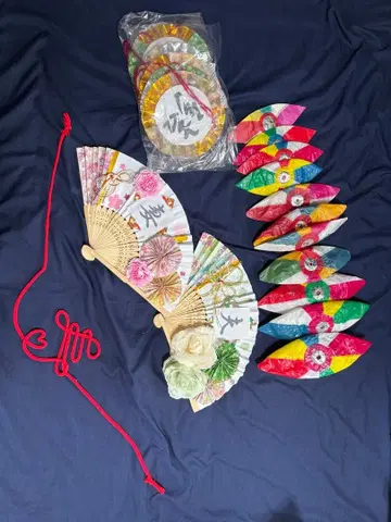 일본 의류 사전 촬영 일본풍 부채 세트 웨딩 포토 프롭스