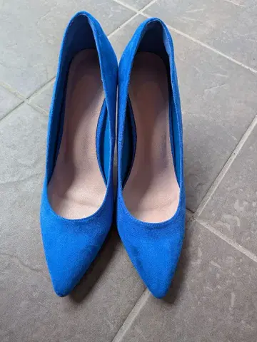 스웨이드 펌프스 하이힐