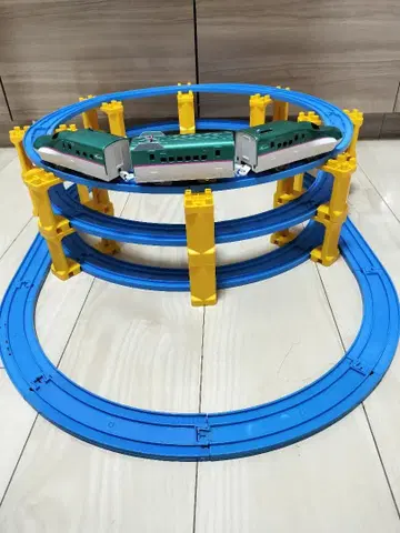 프라레일 3단 레일 세트 (선로 & 교각)