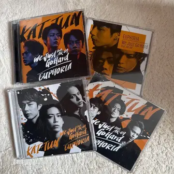 KAT-TUN EUPHORIA CD 4장 세트