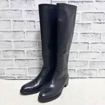 nacer de pie for ships 롱 부츠 백 지퍼 블랙