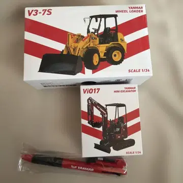 YANMAR 얀마 모형 x 2 볼펜 세트