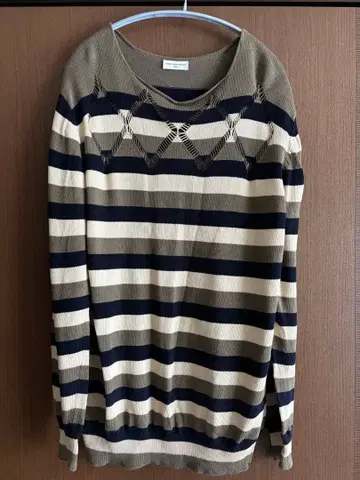 DRIES VAN NOTEN 스트라이프 니트 L 사이즈