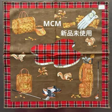 빈티지 MCM 대형 손수건 레트로