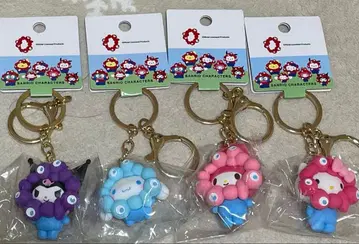 산리오 미야쿠미야쿠 변신 키링 4개 세트